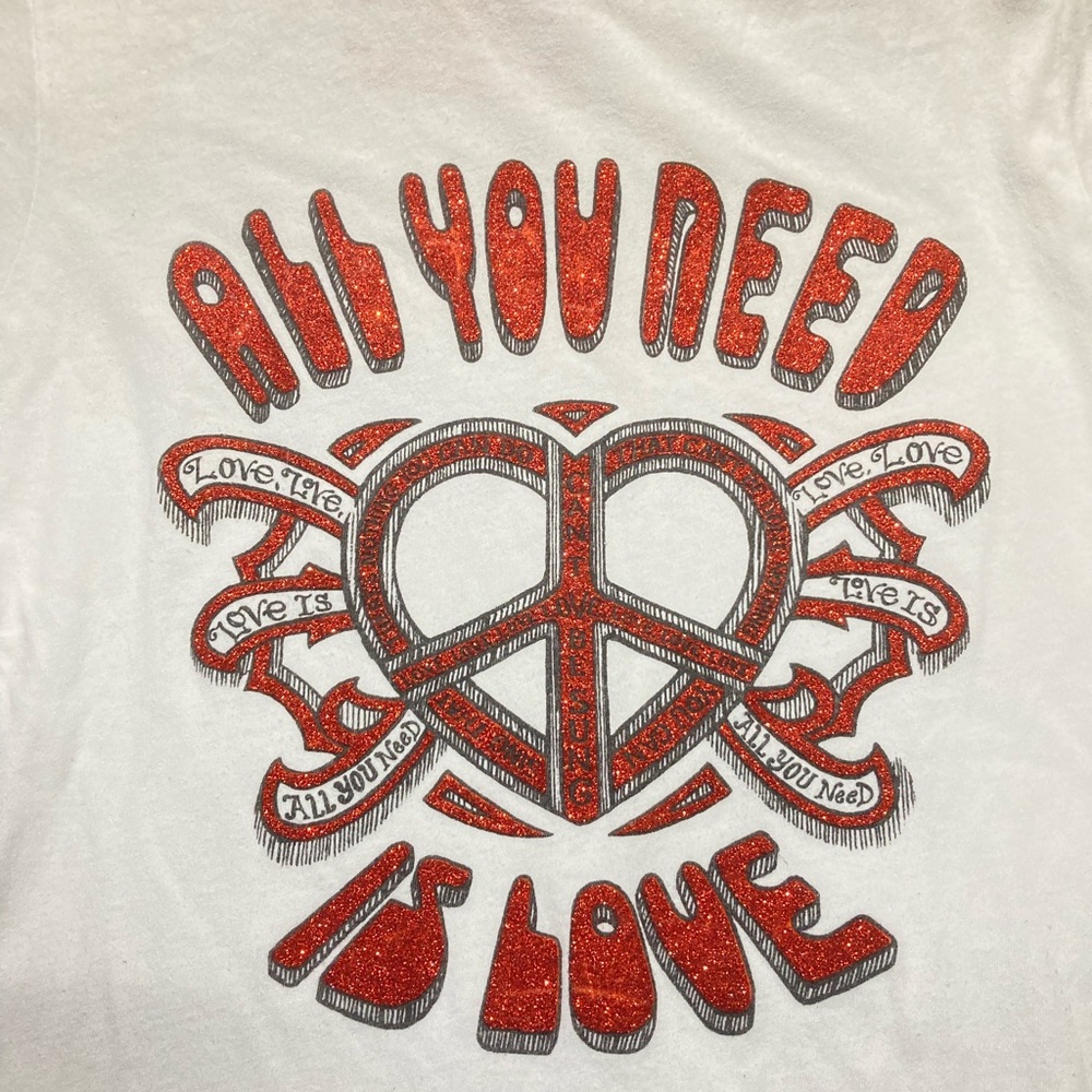 The Beatles “All you need is Love” T-shirt, Lennon & McCartney Licensed, size XL - Picture 2 of 4